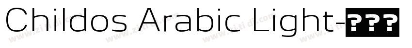 Childos Arabic Light字体转换